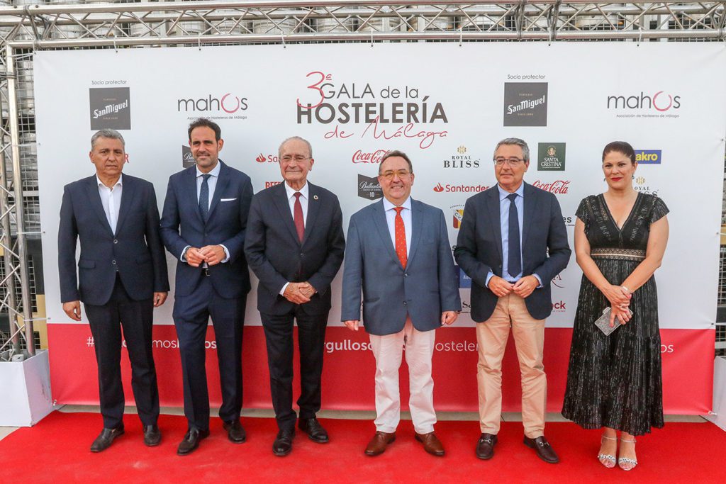 Diseño fotocall personalidades III Gala de la Hostelería Mahos